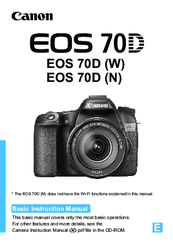 Canon Eos 70d User Manual Pdf